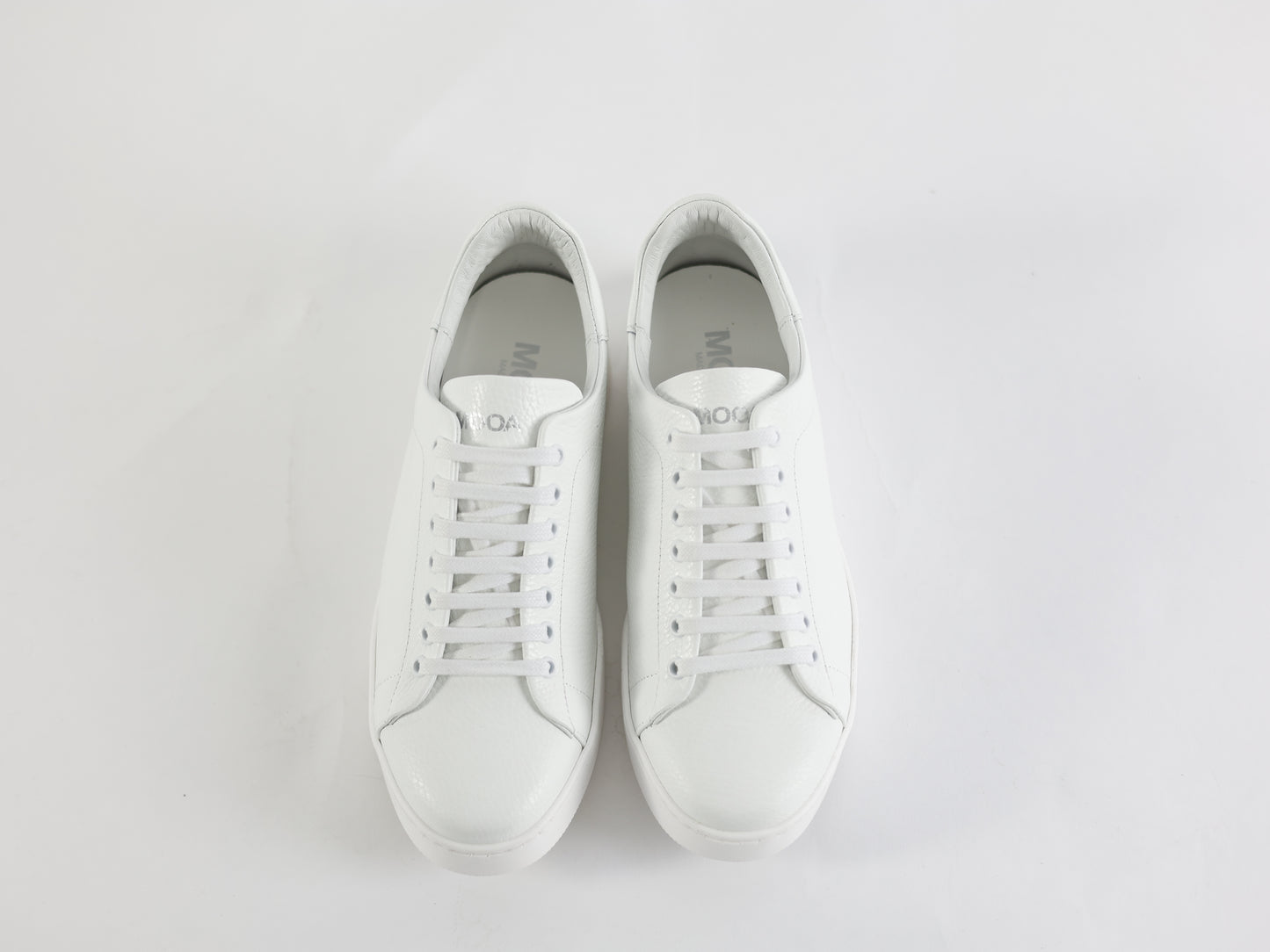 Scarpa Casual Homer Bianco Pelle