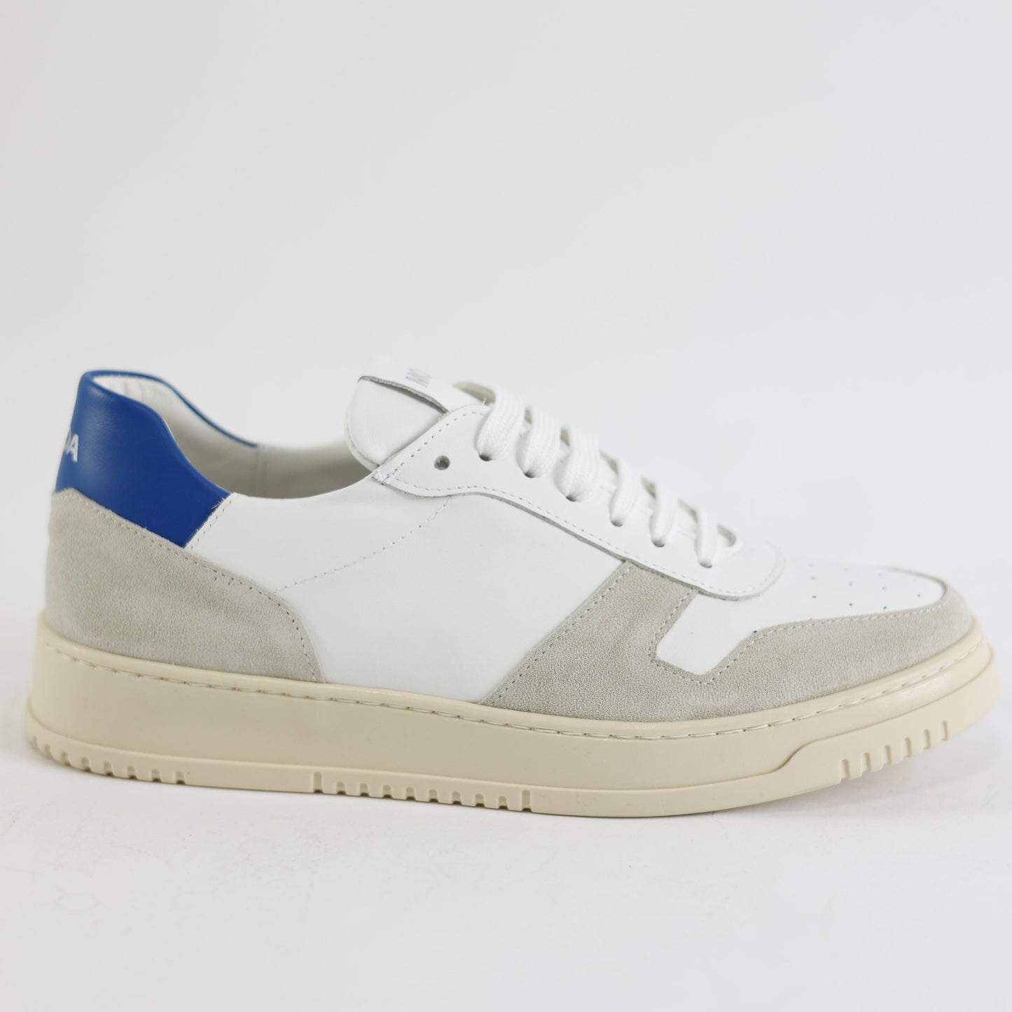 Scarpa Snearkers Miami Bianco/Blu Pelle/Camoscio