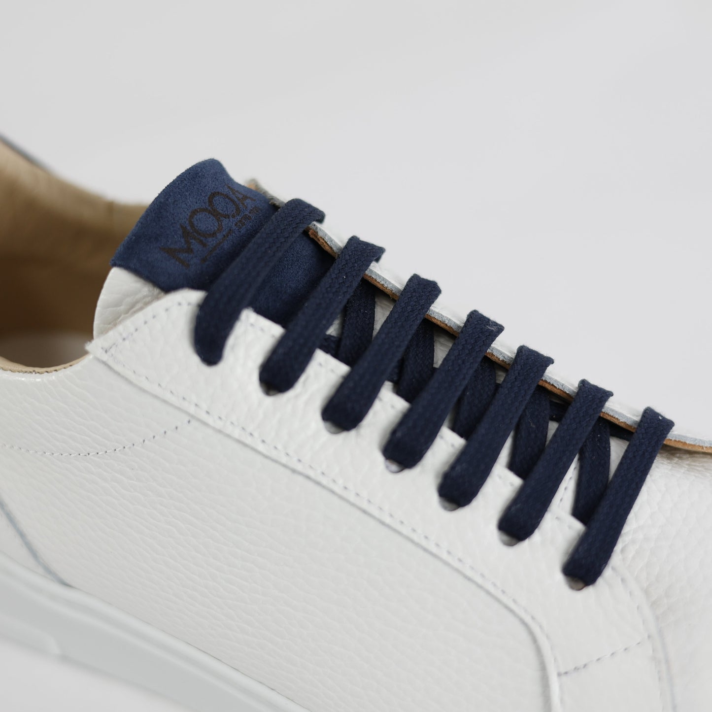 Scarpa Casual Nevada Blu/Bianco Pelle/Camoscio