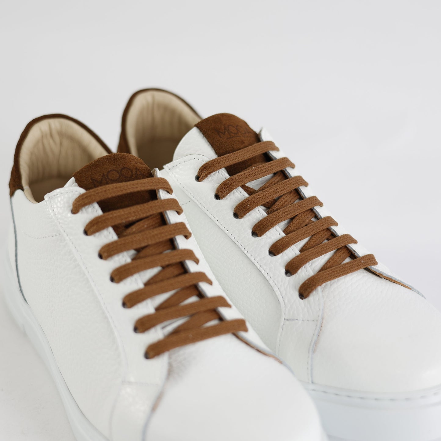 Scarpa Casual Nevada Marrone/Bianco Pelle/Camoscio
