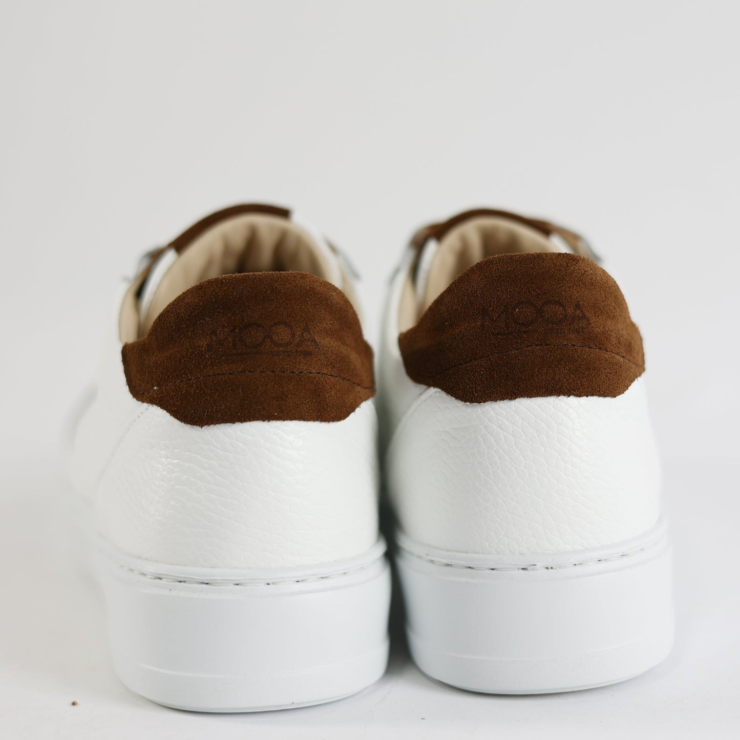 Scarpa Casual Nevada Marrone/Bianco Pelle/Camoscio