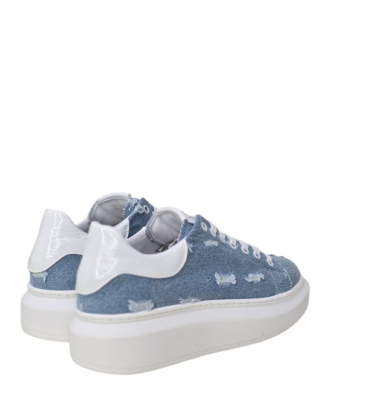 scarpe donna modello marta tessuto jeans
