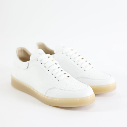 Scarpa Casual Boston Bianco Pelle Nappa