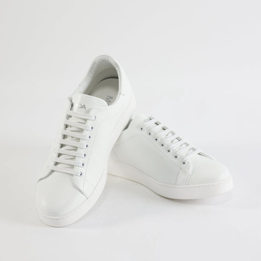 Scarpa Casual Homer Bianco Pelle