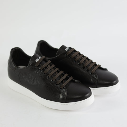 Scarpa Casual Homer Marrone/Bianco Pelle