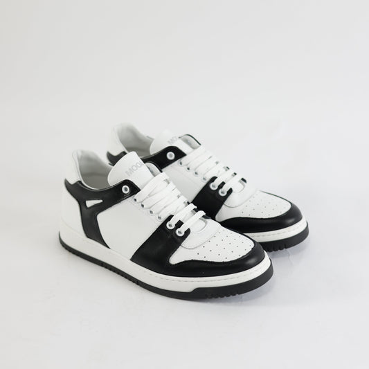 Scarpa Snearkers Denver Bianco/Nero Pelle