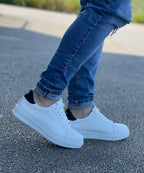 Scarpa Snearkers Dallas Bianco Pelle